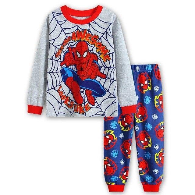 Baby Boys Pyjamas Set Cutyome Long Sleeve Autmn Winter Kid Cotton Home Sleepwear Nightgown Children's Animal Pajama Set