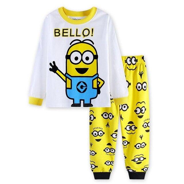 Baby Boys Pyjamas Set Cutyome Long Sleeve Autmn Winter Kid Cotton Home Sleepwear Nightgown Children's Animal Pajama Set