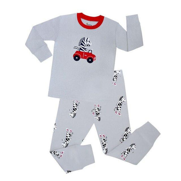 Brand New Baby Boys Cartoon Pajamas Children Motorcycle Pajama Kids Airplane Pyjamas Rockets Pijamas for 1-8 Years PJS