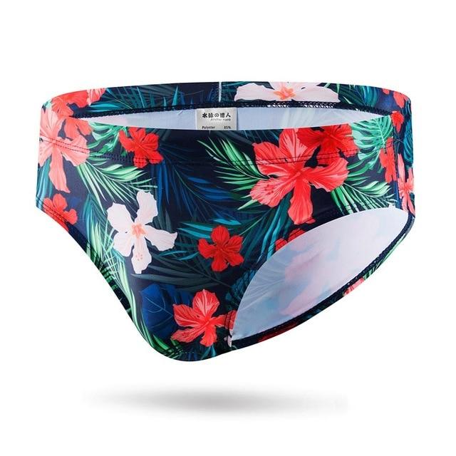 Men's bathing suit wear pool shorts sexy swimwear swimming trunks bikini maillot de bain low waist swimsuit briefs