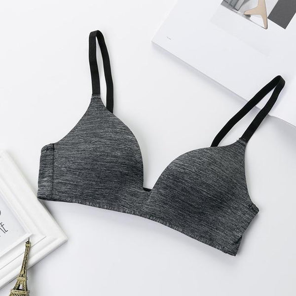 OranriTing Basic Sexy Lingerie Women Underwear Seamless Bra Comfortable Sleep Brassiere Breathable Thin Soft B Cup Intimates