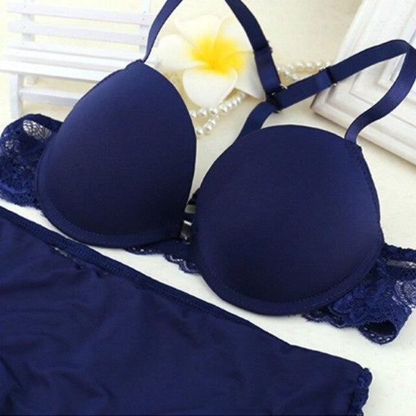 Women Bra Push Up Lolita Lingerie Underwear Sets Plus Size Women Underwire Seamless Bra and Panty Set Purple White Red Bras