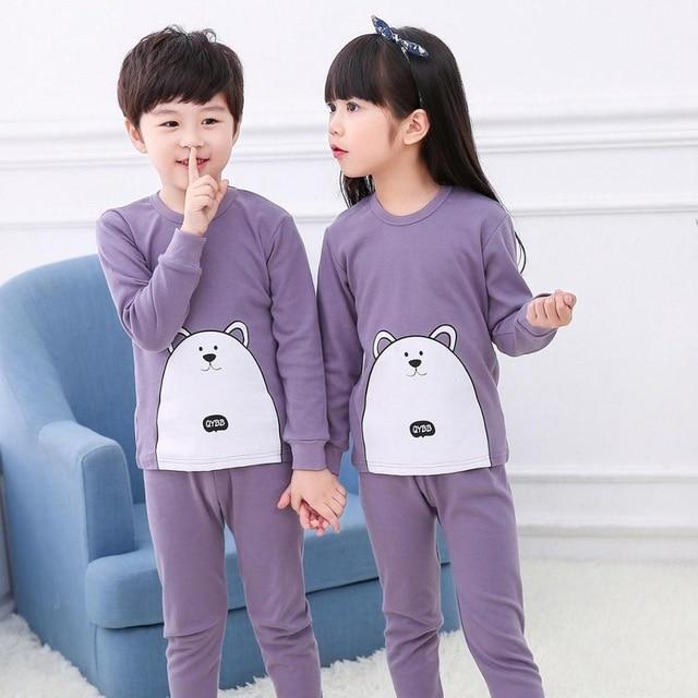 Autumn Boys Night Suit Pyjamas Kids Baby Sleepwear Long Sleeve Christmas Pajamas Set Baby Girl Clothes Children Pijamas Infantil