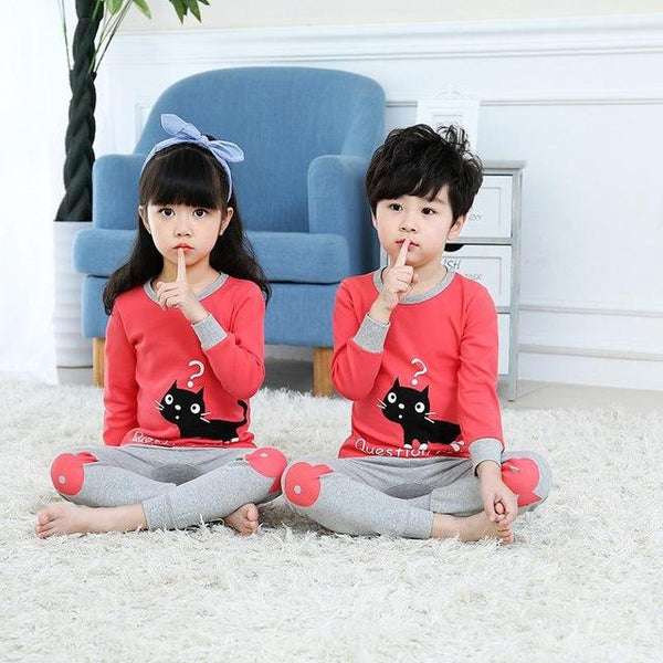 Autumn Boys Night Suit Pyjamas Kids Baby Sleepwear Long Sleeve Christmas Pajamas Set Baby Girl Clothes Children Pijamas Infantil