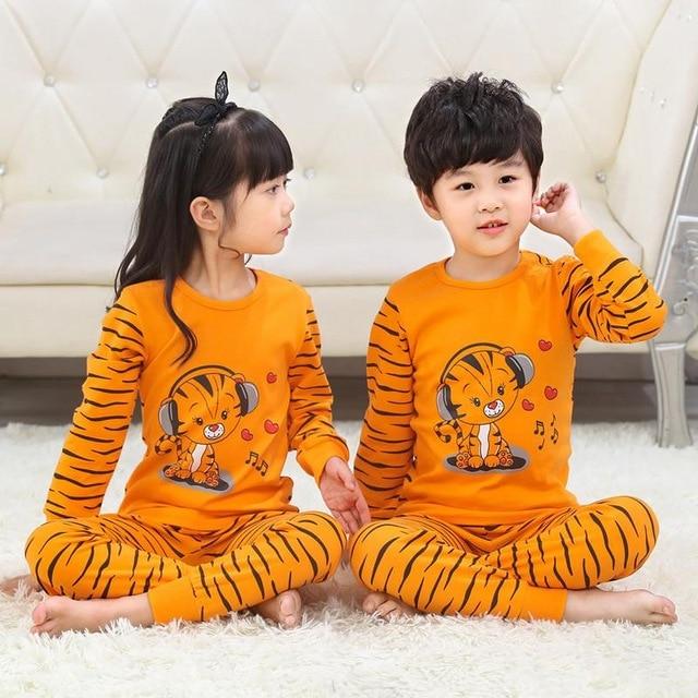 Autumn Boys Night Suit Pyjamas Kids Baby Sleepwear Long Sleeve Christmas Pajamas Set Baby Girl Clothes Children Pijamas Infantil