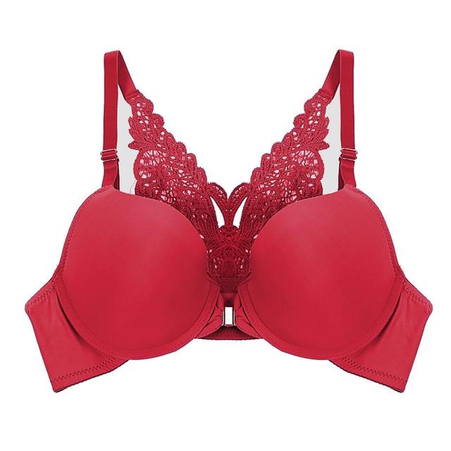 Fashion Sexy Bra Super Push Up Bra Front Closure  Bras For Women Butterfly Racerback Brassiere Small Breast Push Up Biustono Hot