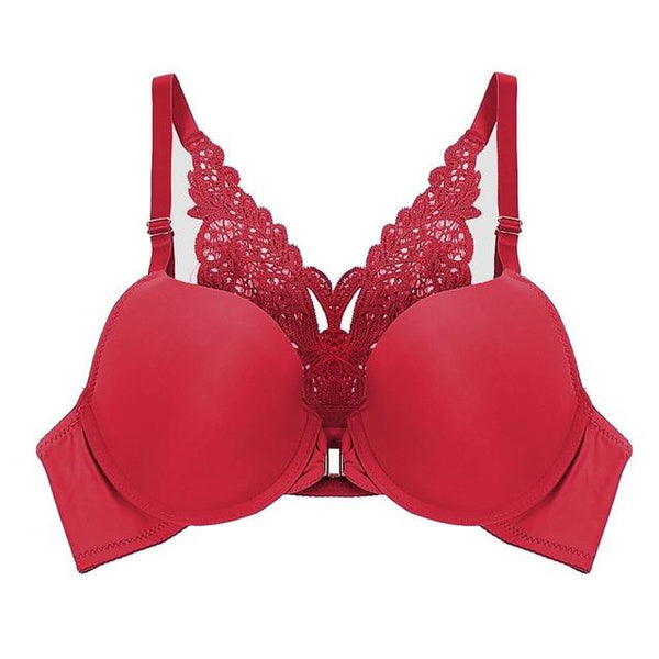 Fashion Sexy Bra Super Push Up Bra Front Closure  Bras For Women Butterfly Racerback Brassiere Small Breast Push Up Biustono Hot