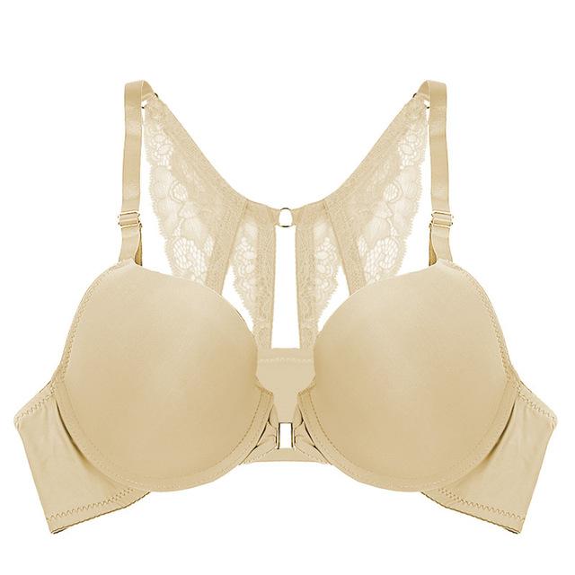 Fashion Sexy Bra Super Push Up Bra Front Closure  Bras For Women Butterfly Racerback Brassiere Small Breast Push Up Biustono Hot