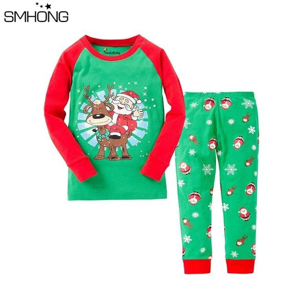 Brand New High Quality Boys and Girls Fashion Strawberry Cartoon Pajamas Sets Boys Pyjamas Girls Pajama Pijama for Kids 1-8 Year