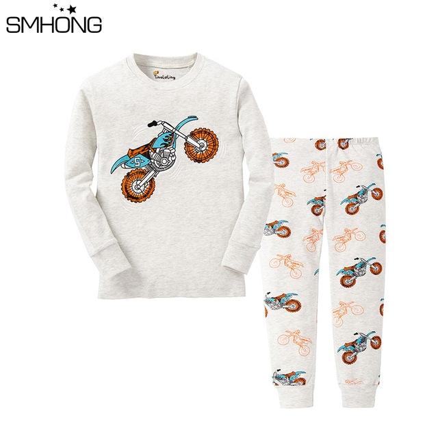 Brand New High Quality Boys and Girls Fashion Strawberry Cartoon Pajamas Sets Boys Pyjamas Girls Pajama Pijama for Kids 1-8 Year