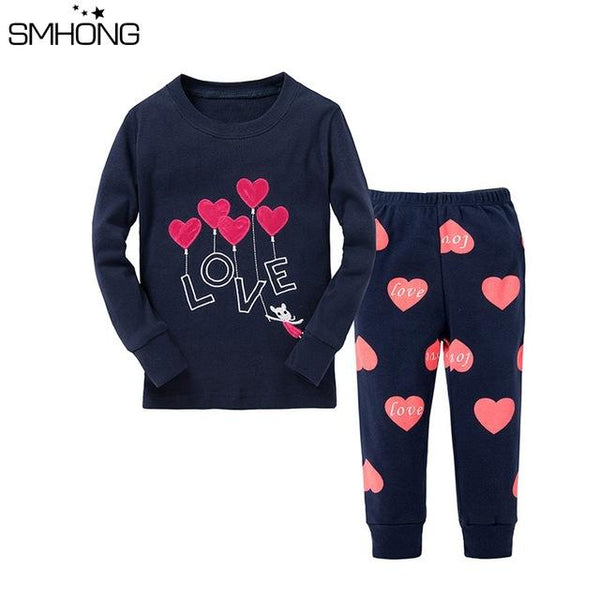 Brand New High Quality Boys and Girls Fashion Strawberry Cartoon Pajamas Sets Boys Pyjamas Girls Pajama Pijama for Kids 1-8 Year