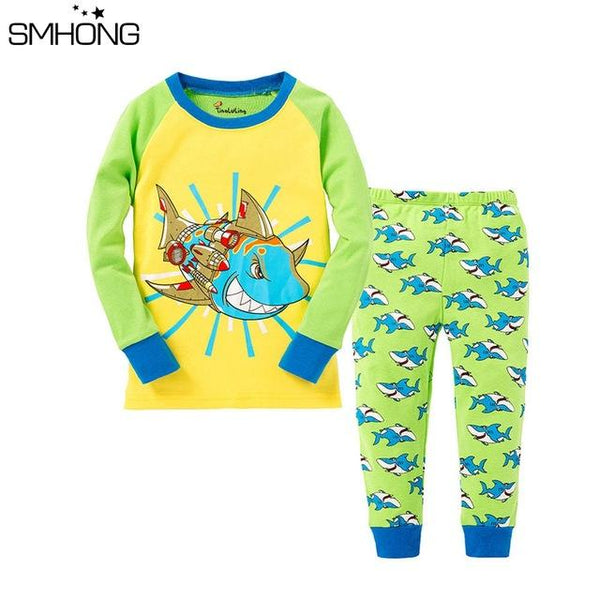 Brand New High Quality Boys and Girls Fashion Strawberry Cartoon Pajamas Sets Boys Pyjamas Girls Pajama Pijama for Kids 1-8 Year