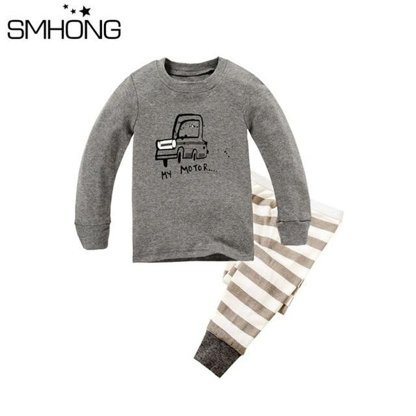 Brand New High Quality Boys and Girls Fashion Strawberry Cartoon Pajamas Sets Boys Pyjamas Girls Pajama Pijama for Kids 1-8 Year