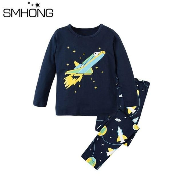 Brand New High Quality Boys and Girls Fashion Strawberry Cartoon Pajamas Sets Boys Pyjamas Girls Pajama Pijama for Kids 1-8 Year