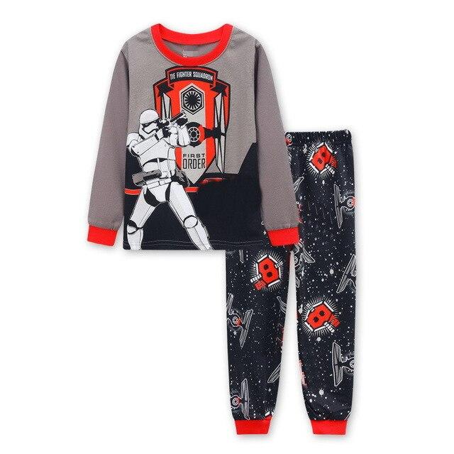 Cute Sheep Children Pajamas Sets Kids Sleepwear suit Sleeved T-Shirts+Trousers Boy clothes Pj's Infant pijama Fashion Tops+Pant