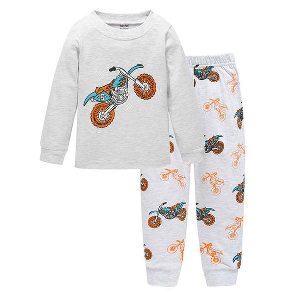 Cute Sheep Children Pajamas Sets Kids Sleepwear suit Sleeved T-Shirts+Trousers Boy clothes Pj's Infant pijama Fashion Tops+Pant