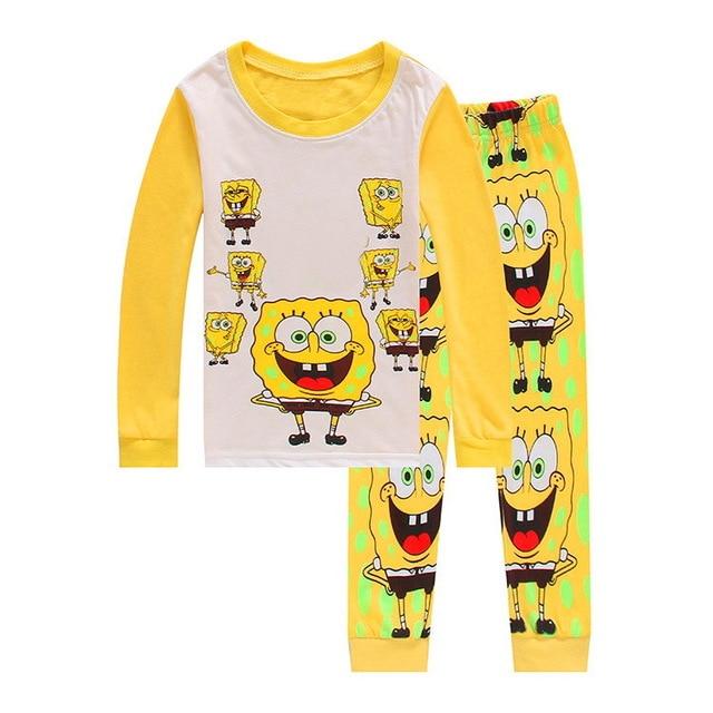 Cute Sheep Children Pajamas Sets Kids Sleepwear suit Sleeved T-Shirts+Trousers Boy clothes Pj's Infant pijama Fashion Tops+Pant