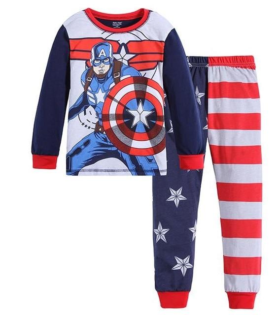 Cute Sheep Children Pajamas Sets Kids Sleepwear suit Sleeved T-Shirts+Trousers Boy clothes Pj's Infant pijama Fashion Tops+Pant