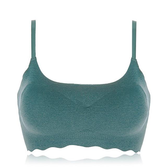 Padded Bras for Women Sleeping Bra Seamless Lingerie Push Up Bralette Removable Padding Shakeproof Fitness Female Underwear #D