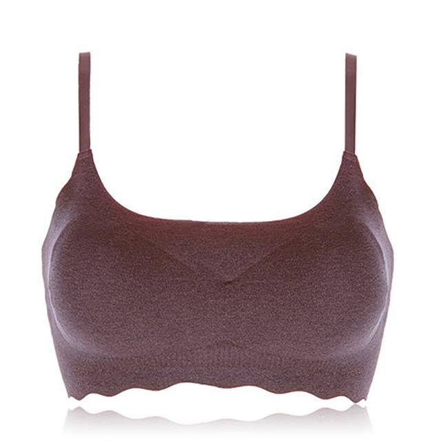 Padded Bras for Women Sleeping Bra Seamless Lingerie Push Up Bralette Removable Padding Shakeproof Fitness Female Underwear #D