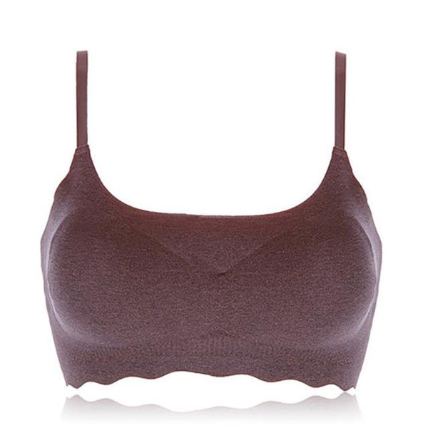 Padded Bras for Women Sleeping Bra Seamless Lingerie Push Up Bralette Removable Padding Shakeproof Fitness Female Underwear #D