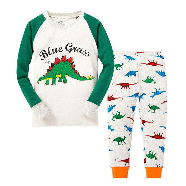 Brand New Boys Dinosaur Pajamas Kids Cartoon Sleepwear Baby Animal Pyjamas Children Cotton Nightwear for 2-8Years