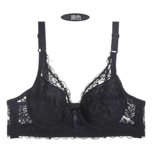 thin cup full lace breathable push up bra new fashion sexy women underwear brassiere Gather big size lingerie modis bralette
