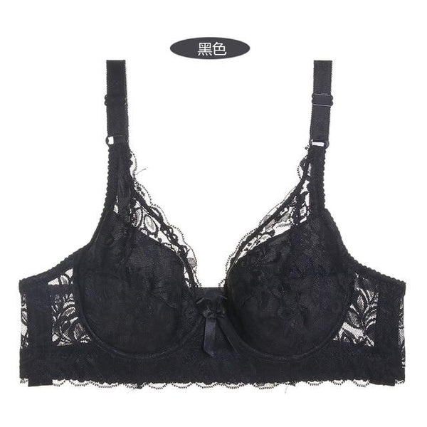 thin cup full lace breathable push up bra new fashion sexy women underwear brassiere Gather big size lingerie modis bralette