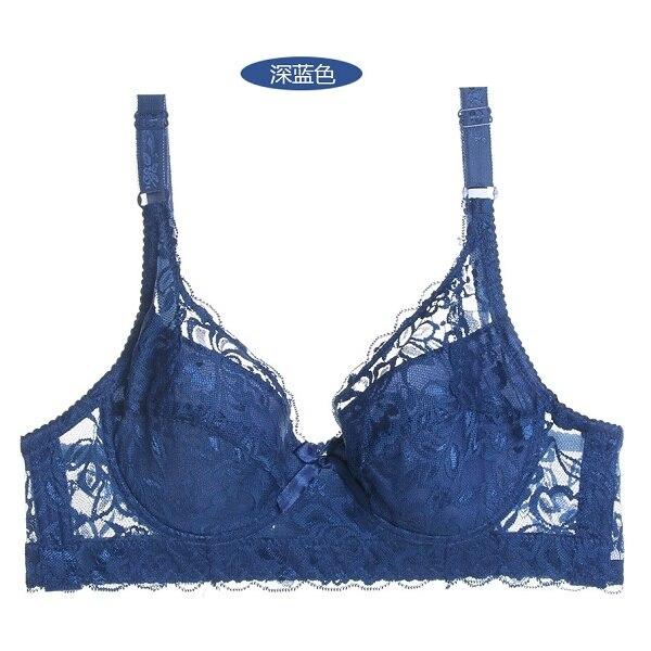 thin cup full lace breathable push up bra new fashion sexy women underwear brassiere Gather big size lingerie modis bralette