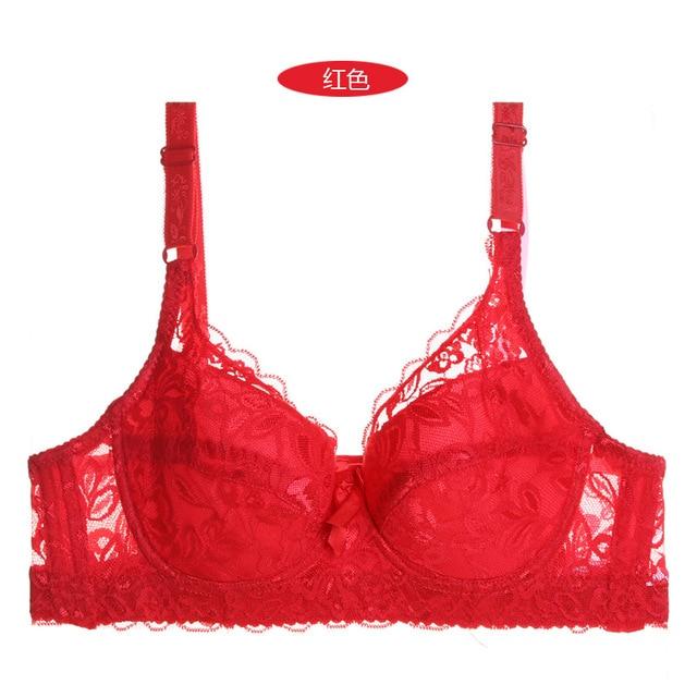 thin cup full lace breathable push up bra new fashion sexy women underwear brassiere Gather big size lingerie modis bralette