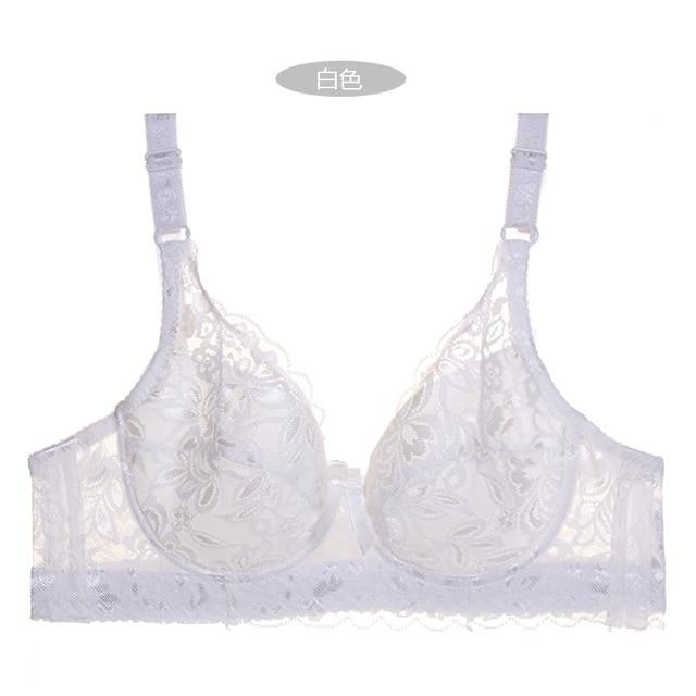 thin cup full lace breathable push up bra new fashion sexy women underwear brassiere Gather big size lingerie modis bralette