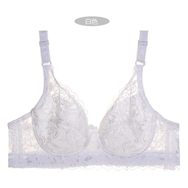 thin cup full lace breathable push up bra new fashion sexy women underwear brassiere Gather big size lingerie modis bralette