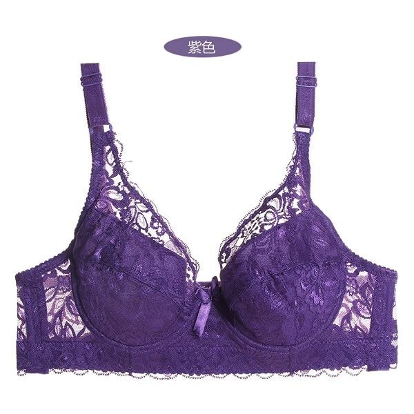 thin cup full lace breathable push up bra new fashion sexy women underwear brassiere Gather big size lingerie modis bralette