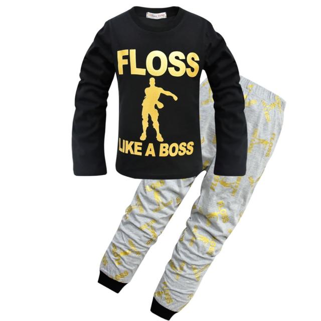 2019 Kids Clothes Boys Pijamas Battle Victory Royale Pyjamas Big Boys Christmas Pajamas Clothing Girls Homewear Sets Sleepwear