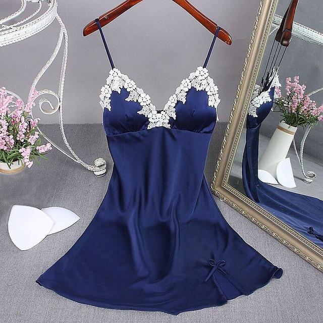Sexy Black Women Robe Nightwear Nightdress Nighty Mini Nightgown Suspender Skirt Sleepwear Rayon Sleeveless For Female M-XXL
