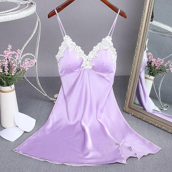 Sexy Black Women Robe Nightwear Nightdress Nighty Mini Nightgown Suspender Skirt Sleepwear Rayon Sleeveless For Female M-XXL