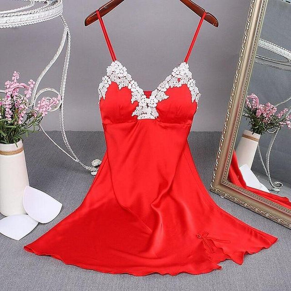 Sexy Black Women Robe Nightwear Nightdress Nighty Mini Nightgown Suspender Skirt Sleepwear Rayon Sleeveless For Female M-XXL