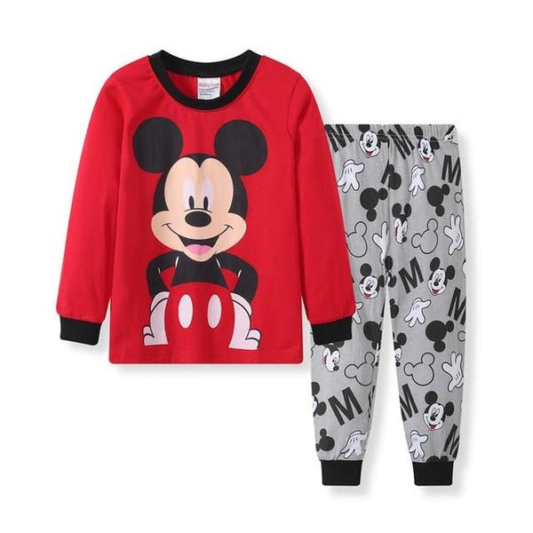 2019 Kids Pijama Boys Pijamas Spiderman Mickey Pyjama Baby Boy Christmas Pajamas Pyjamas Kids Toddle Homewear Sets Sleepwear
