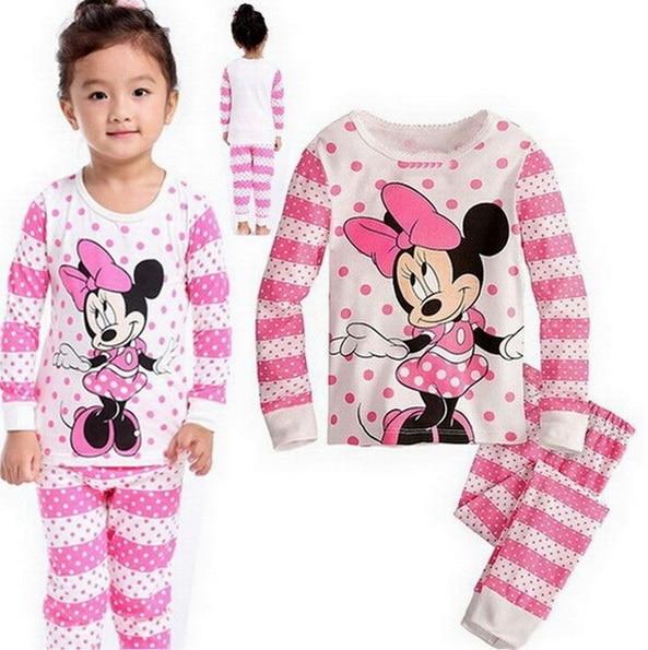 Low price kids pajama sets Cartoon pijamas children cotton Casual Family sleepwear children's nightgown girls cute pajamas YW208