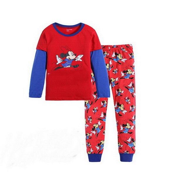 Low price kids pajama sets Cartoon pijamas children cotton Casual Family sleepwear children's nightgown girls cute pajamas YW208