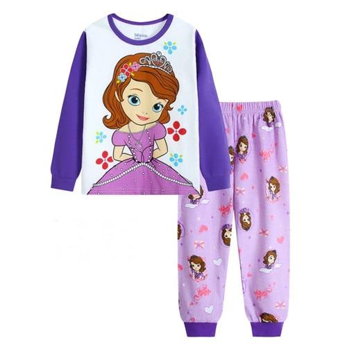 Boys Pajamas Set Cartoon kids Sleepwear Girls cute Home pajamas Children Pajamas Set Bear pattern Girls cotton pyjamas size 2-7Y
