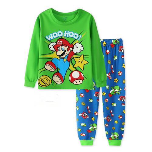 Boys Pajamas Set Cartoon kids Sleepwear Girls cute Home pajamas Children Pajamas Set Bear pattern Girls cotton pyjamas size 2-7Y