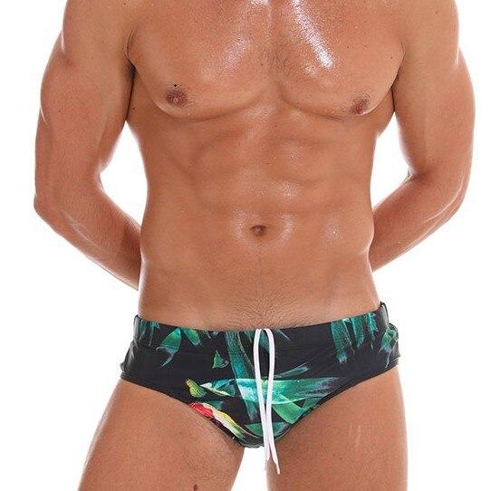 2019 Sexy Push Up Pad Swimwear Mens Swim Briefs Bikini Gay Men Swimsuit Swimming Trunks For Man Beach Surf Bathing Suit Shorts