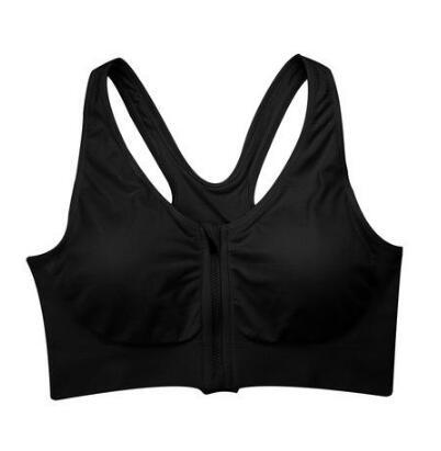 shockproof front zipper breathable fitness thin pad Sexy push up bras sweat absorbing bra for women modis bralette lingerie