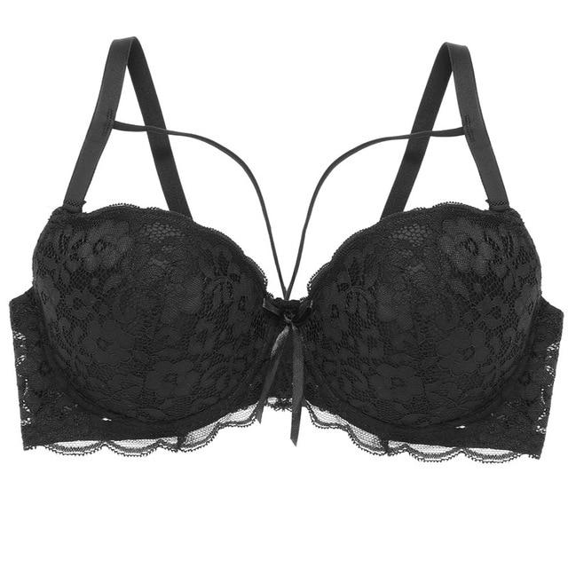 Sexy Lace Bralette Fashion Racerback Floral Bras For Women B C Cup Underwire Lingerie Bralette Female Bow Brallete Brassiere