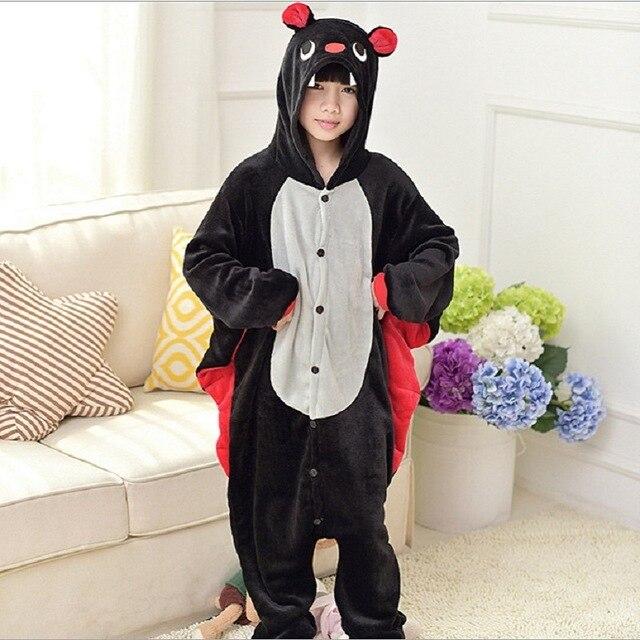 Kids Pajamas Flannel Animal Pegasus Stitch Unicorn Spiderman Pyjamas Boys Girls Winter Warm Children Sleepwear Onesies 4-12Y