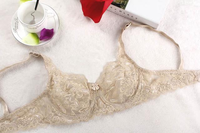 Bralette Plus Size Push Up Bra Sexy Embroidery Lace Bras Intimate Brassiere Underwire Bralette For Women Underwear Lingerie Bh