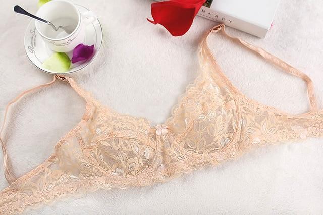 Bralette Plus Size Push Up Bra Sexy Embroidery Lace Bras Intimate Brassiere Underwire Bralette For Women Underwear Lingerie Bh