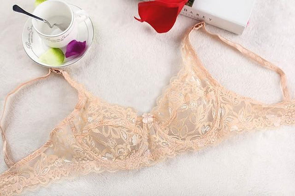 Bralette Plus Size Push Up Bra Sexy Embroidery Lace Bras Intimate Brassiere Underwire Bralette For Women Underwear Lingerie Bh