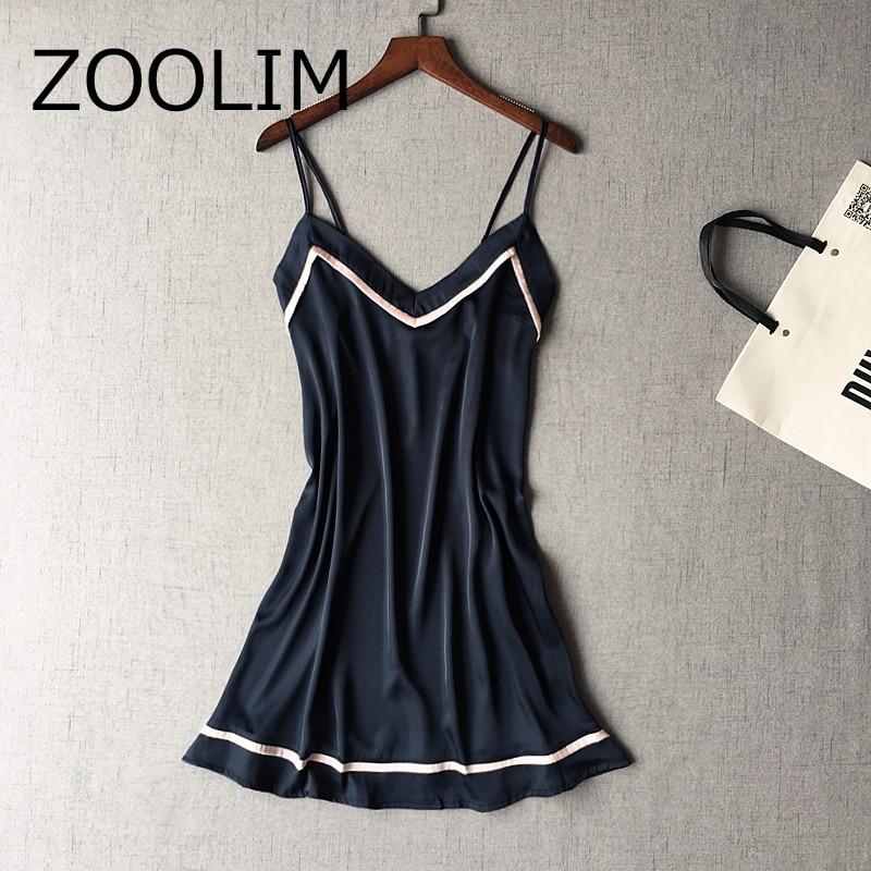 Sleep Lounge Nightgowns & Sleepshirt Satin Sleepwear Nighties for Women Night Dress Silk Sexy Ladie Night Shirts Nightwear